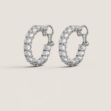 Medium Oval-Cut Hoop Earrings (15TCW)