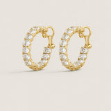 Medium Oval-Cut Hoop Earrings (15TCW)