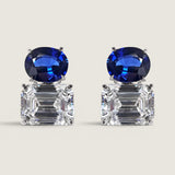 The Ascend Sapphire Grand Double Drop Earrings