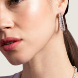Emerald-Cut Hoop Earrings (20TCW)