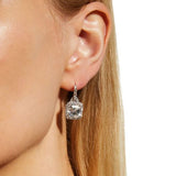 Asscher Pave Drop Earrings (8.5 TCW)