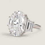 17.5  X 12.5 OVAL RING WITH TRAPAZOID SIDES F1203-CZ-14K