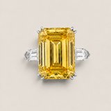 Canary Emerald-Cut Statement Ring