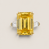 Canary Emerald-Cut Statement Ring