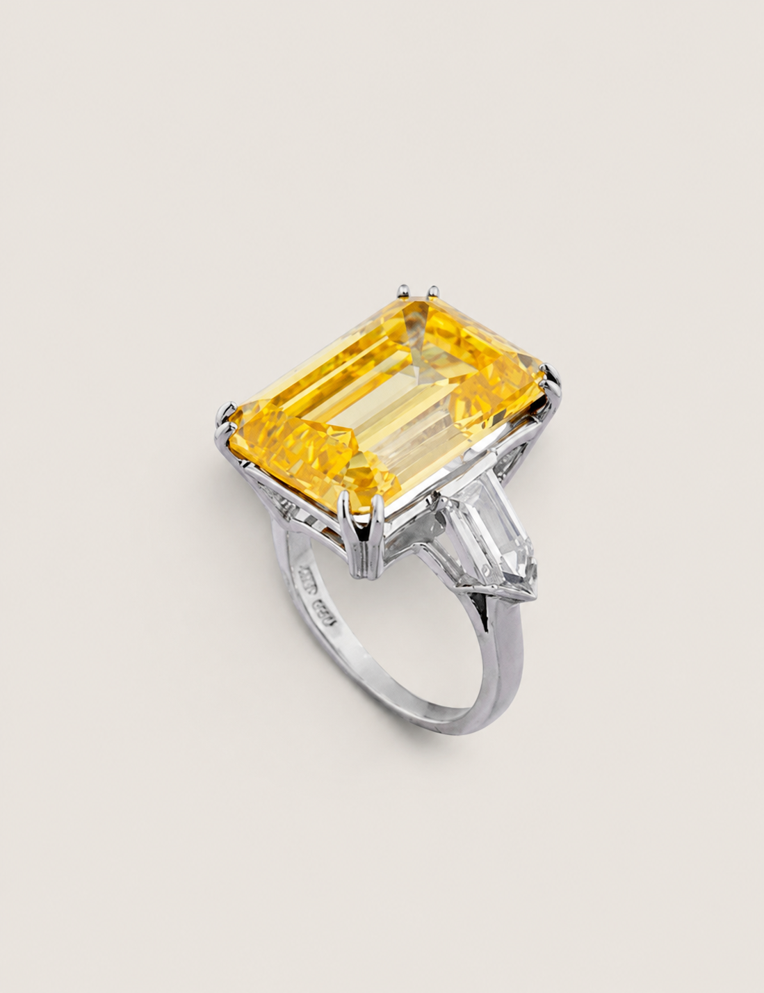 Canary Emerald-Cut Statement Ring