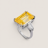 Canary Emerald-Cut Statement Ring