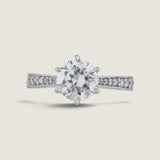 2CT 6 PRONG SET SOLITIARE