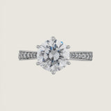 2.5CT 6 PRONG SET SOLITIARE F1425/9-CZ-14K