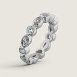 Bezel-Set Marquise and Round Band (1.8 TCW)