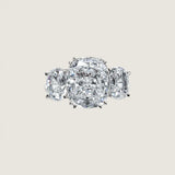 7 Carat Cushion Cut with 2 Carat Cushion Cut Sides
