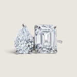 Toi et Moi Pear and Emerald-Cut Ring (5 TCW) - Fantasia by DeSerio
