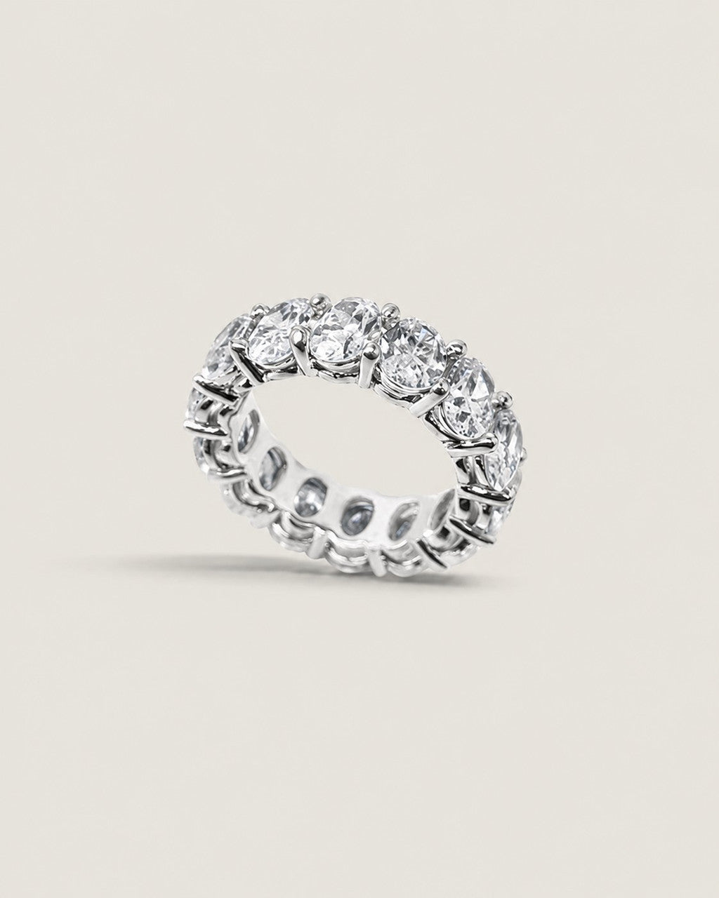 Evermore Oval Eternity Band (9.8TCW)