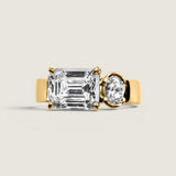 The Duet Ring  | Modern Diamond