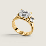 The Duet Ring  | Modern Diamond