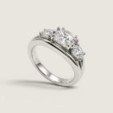 The Concord Three-Stone Ring
