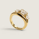The Concord Three-Stone Ring