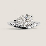The Embrace Pear Ring