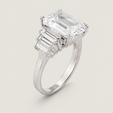 Graduated Emerald-Cut Ring (5.25 TCW)