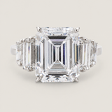 Graduated Emerald-Cut Ring (5.25 TCW)