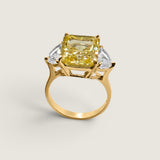 RING 1EC CTR 4.5CT/2 HALF MOON 1.5CT F220-CAN-CZ-14K