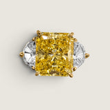 RING 1EC CTR 4.5CT/2 HALF MOON 1.5CT F220-CAN-CZ-14K