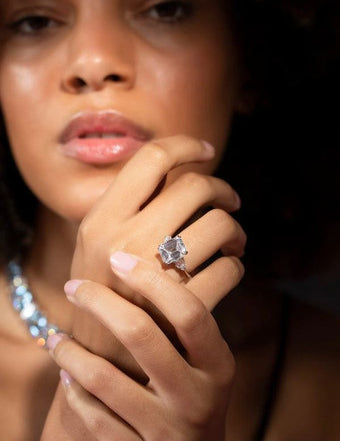 Asscher and Bullets Ring (7.5 TCW)