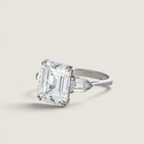 Asscher and Bullets Ring (7.5 TCW)