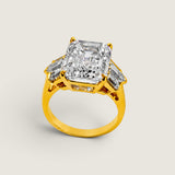 Reverie Emerald-Cut Ring (7 Carat Center)