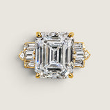Reverie Emerald-Cut Ring (7 Carat Center)