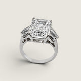 Reverie Emerald-Cut Ring (7 Carat Center)