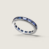 The Signature Sapphire Baguette Eternity Band (2.5 TCW)