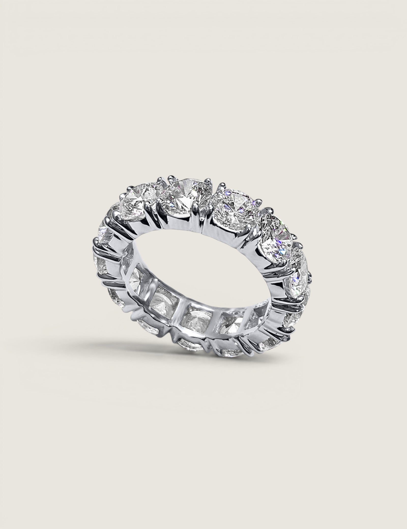 Round Brilliant Eternity Band (7 Carat TCW)