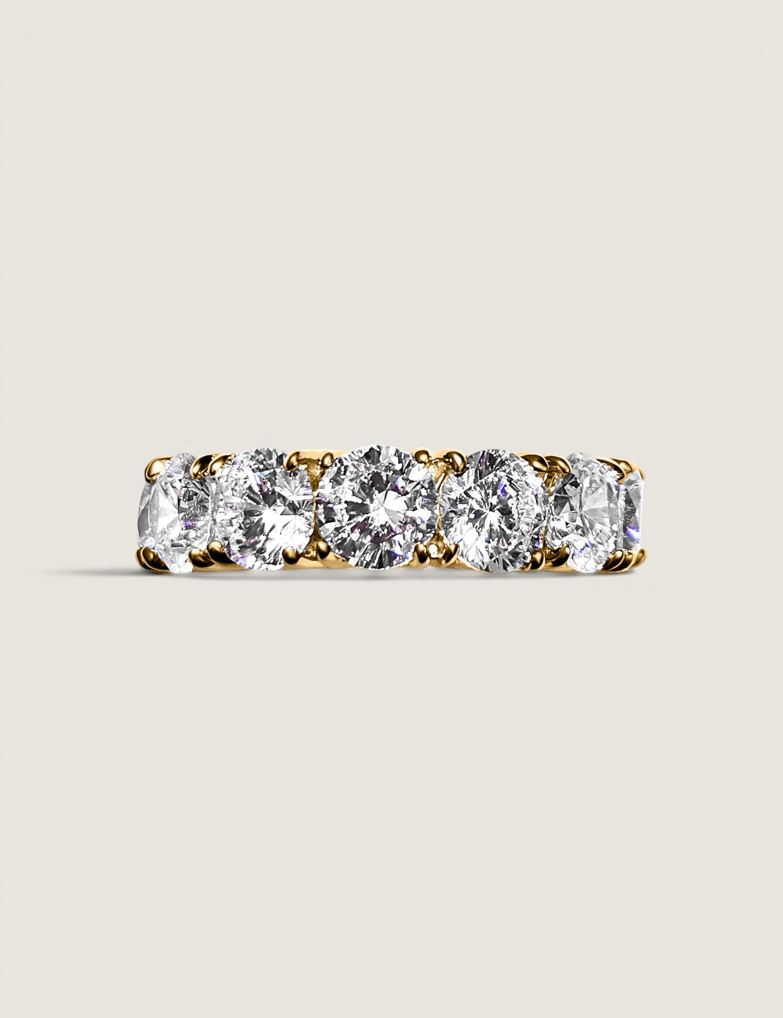 Round Brilliant Eternity Band (7 Carat TCW)