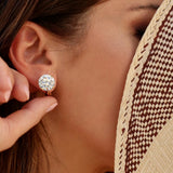 Round Brilliant Studs with POST/CLIP (10 TCW)