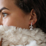 Y Earring with Pear Drop (6.75 TCW)
