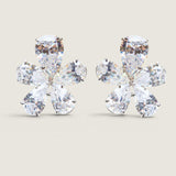 Small Flower Cluster of Pears Earrings (11 TCW)