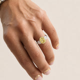 Marquise and Canary Round Bracelet