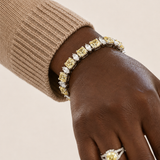 Canary Asscher and Marquise Bracelet