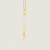 Paper Clip Alternating Link Necklace (20")