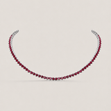 The Ruby Riviera Tennis Necklace