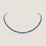 The Sapphire Riviera Tennis Necklace