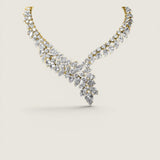 Wrap Around Cluster Necklace