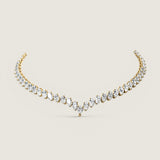 The Contessa Pear Dip Necklace