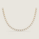 The Opulent Oval Tennis Necklace