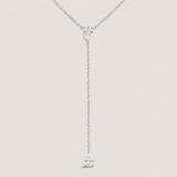 Pear Drop Lariat Necklace