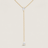 Pear Drop Lariat Necklace
