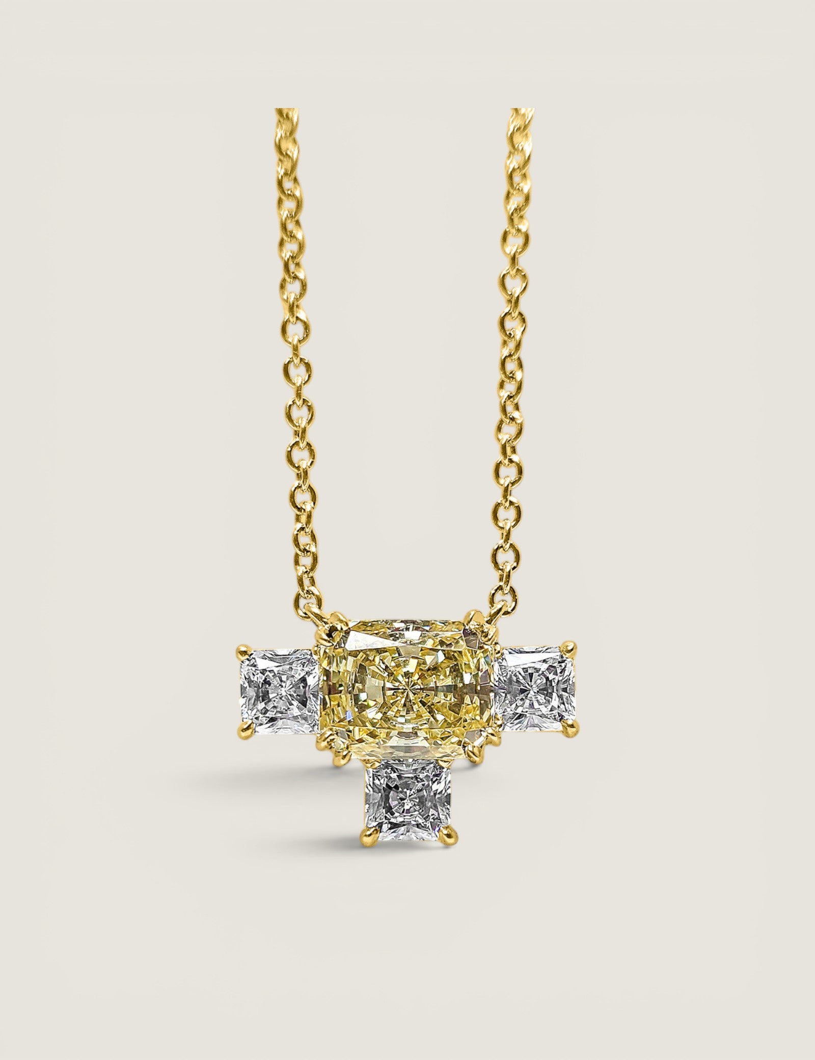 Crossroads Canary Pendant (4.65 TCW)