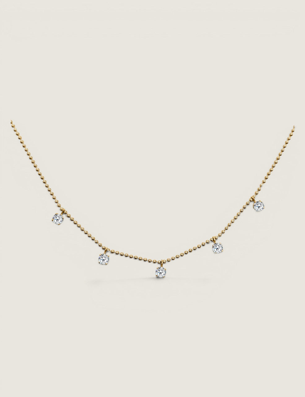 Dazzling Diamond Drop Necklace