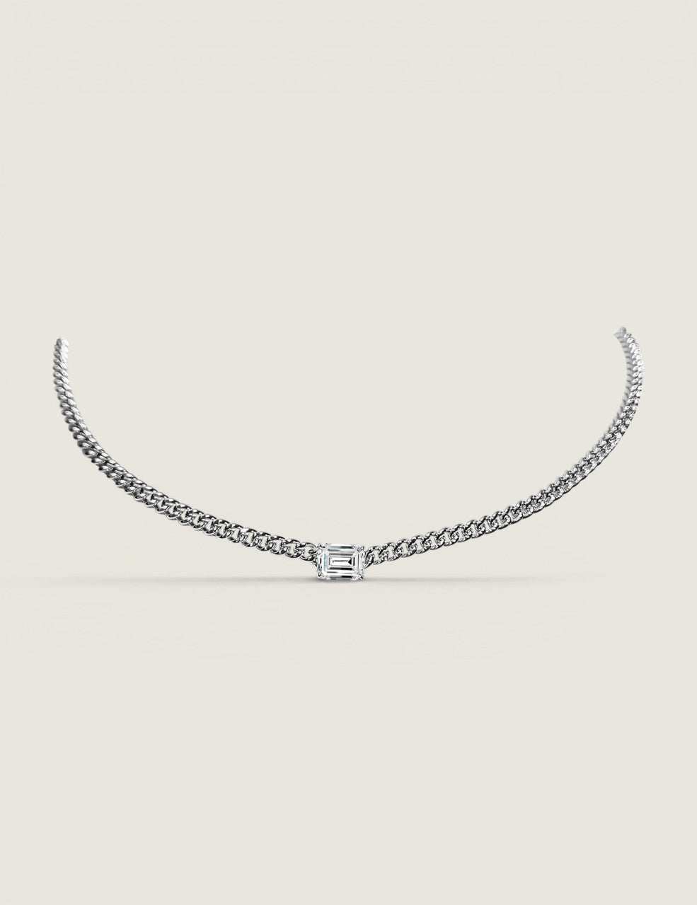 The Monaco Emerald Cuban Necklace