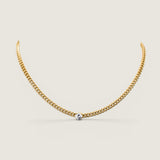 The Monaco Cuban Solitaire Necklace